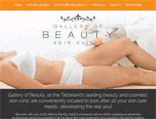 Tablet Screenshot of galleryofbeauty.com.au